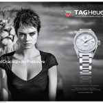 Cara Delevingne featured on the new TAG Heuer campaign shot by David Yarrow