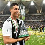 Cristiano Ronaldo and Juventus celebrate winning Italian Super Cup