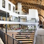 Google’s new LA office is a restored World War II-era hangar that used to house the largest wooden plane ever built
