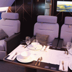 The Aurus business jet has arrived at the Dubai Airshow